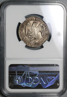 1844-Do NGC XF 40 Mexico 2 Reales Durango Cap Rays Silver Coin POP 1/0 (22042702C)