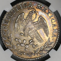 1847-Mo NGC MS 63 Mexico 2 Reales Silver Coin POP 3/3 (18082506C)