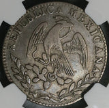 1850-Go NGC VF 30 Mexico 2 Reales Guanajuato Cap Rays Silver Coin (21102707C)