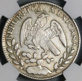 1859-Go NGC VF 30 Mexico 2 Reales Guanajuato Mint Silver Coin (21092203C)