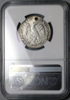 1872-A NGC Good Mexico 2 Reales Alamos Mint Rare 15K Silver Coin (23032605C)