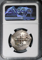 1636-65 NGC VF 30 Mexico Cob 4 Reales Philip IV Silver Pirate Coin (20070301D)