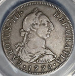 1778 ANACS VF 20 Mexico 4 Reales Charles III Spain Colony Silver Coin (20071403C)
