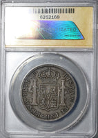 1778 ANACS VF 20 Mexico 4 Reales Charles III Spain Colony Silver Coin (20071403C)
