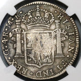 1814-Ga NGC VF 25 Mexico 4 Reales War Independence Scarce Guadalajara Silver Coin (19121502C)