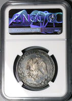 1839-Go NGC VF Mexico 4 Reales Guanajuato Cap Rays Silver Coin  (23040102C)