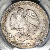 1863-Zs MO PCGS AU 55 Mexico 4 Reales Zacatecas Mint Silver Coin POP 1/0 (22070701C)
