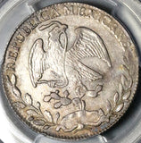 1863-Zs MO PCGS AU 55 Mexico 4 Reales Zacatecas Mint Silver Coin POP 1/0 (22070701C)