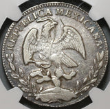1867-Ho NGC XF Det Mexico 4 Reales Rare Hermosillo Mint Silver Coin (19122902C)