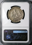 1885/3-Cn NGC VF Mexico 50 Centavos Culican Mint Balance Scale Silver 9k Coin (23041801C)