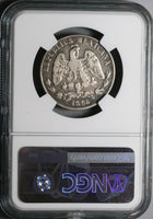 1886-CHa NGC VF Mexico 50 Centavos Chihuahua Mint Silver 18k Coin POP 1/0 (23011602C)