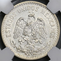 1916 NGC AU Det Mexico 50 Centavos Key Date Silver Coin (19040703C)