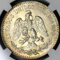 1935 NGC MS 65 Mexico 50 Centavos 1 Year Type GEM Silver Coin (21051003C)