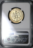 1935 NGC MS 65 Mexico 50 Centavos 1 Year Type GEM Silver Coin (21051003C)