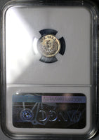 1889-Mo NGC MS 65 Mexico 5 Centavos Mint State Silver Coin (20051301C)