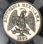 1892-Mo NGC MS 64 Mexico 5 Centavos Mint State Silver Coin (23010902C)
