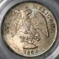 1904-Cn PCGS MS 65 Mexico 5 Centavos Culiacan Mint Silver Coin (22050902D)