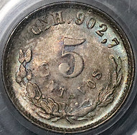 1904-Cn PCGS MS 65 Mexico 5 Centavos Culiacan Mint Silver Coin (22050902D)