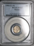 1904-Cn PCGS MS 65 Mexico 5 Centavos Culiacan Mint Silver Coin (22050902D)