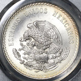 1948 PCGS MS 67 Mexico 5 pesos Cuauhtemoc Silver Aztec Emperor Coin (19112301C)