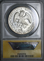 1884-As ICG MS 62 Mexico 8 Reales Rare Alamos Mint Silver Coin (21060403C)