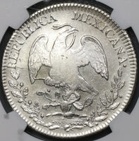1829-Pi NGC XF Det Mexico 8 reales Scarce Potosi Mint Silver Coin (21090704C)