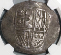 1607-MoF NGC VF 20 Mexico 8 Reales Philip III Cob Spain Colonial Coin (21011601C)