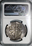1607-MoF NGC VF 20 Mexico 8 Reales Philip III Cob Spain Colonial Coin (21011601C)