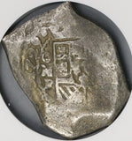 1729 NGC F 12 MEXICO Cob 8 Reales Philip V 25.89g Silver Spain Colonial Coin POP 2/0 (18072901C)