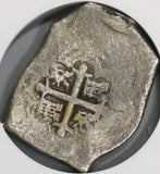 1729 NGC F 12 MEXICO Cob 8 Reales Philip V 25.89g Silver Spain Colonial Coin POP 2/0 (18072901C)