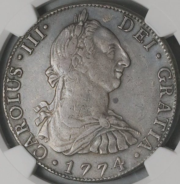 1774 NGC XF Mexico 8 Reales Charles III Spain Colonial Coin