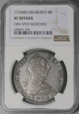1774 NGC XF  Mexico 8 Reales Charles III Spain Colonial Coin (23022102C)