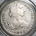 1776 PCGS XF 45  Mexico 8 Reales Charles III Spain Colonial Coin (23021701C)