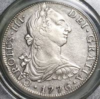 1776 PCGS XF 45  Mexico 8 Reales Charles III Spain Colonial Coin (23021701C)