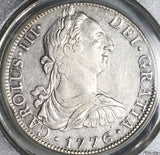 1776 PCGS XF 45  Mexico 8 Reales Charles III Spain Colonial Coin (23021701C)