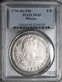 1776 PCGS XF 45  Mexico 8 Reales Charles III Spain Colonial Coin (23021701C)