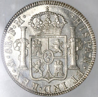 1786 NGC MS 60 PL Mexico 8 Reales Charles III Proof Like Colonial Silver Coin (21111703C)