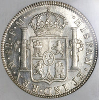 1786 NGC MS 60 PL Mexico 8 Reales Charles III Proof Like Colonial Silver Coin (21111703C)