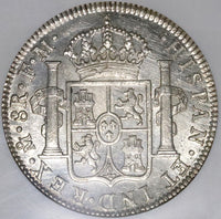 1786 NGC MS 60 PL Mexico 8 Reales Charles III Proof Like Colonial Silver Coin (21111703C)