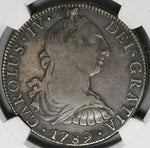 1789 NGC VF Mexico Charles IV 8 Reales Charles III Bust Silver Coin (23022103C)