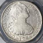 1795-Mo PCGS AU Mexico 8 Reales Charles IV Silver Dollar Spain Colonial Coin (22110201C)