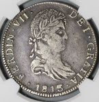 1813/2-Ga NGC VF 35 War Independence Mexico 8 Reales Guadalajara Coin (21020802C)