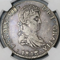 1813/2-Ga NGC VF 35 War Independence Mexico 8 Reales Guadalajara Coin (21020802C)