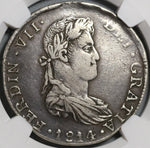 1814-Ga NGC VF 30 Mexico 8 Reales War Independence Guadalajara Coin (21042103C)