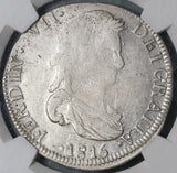 1816-Zs NGC VF 30 Mexico 8 Reales War Independence Zacatecas Mint Coin (22012101C)