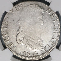 1816-Zs NGC VF 30 Mexico 8 Reales War Independence Zacatecas Mint Coin (22012101C)