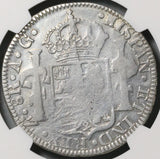 1817-Zs NGC F Det Mexico 8 Reales War Independence Zacatecas Mint Silver Coin (21071702C)