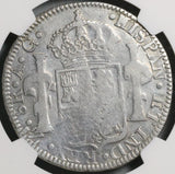 1817-Zs NGC F Det Mexico 8 Reales War Independence Zacatecas Mint Silver Coin (21071702C)