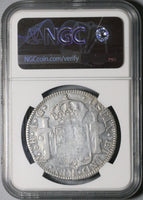 1817-Zs NGC F Det Mexico 8 Reales War Independence Zacatecas Mint Silver Coin (21071702C)