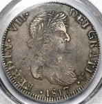 1817-Zs PCGS XF 40 Mexico 8 Reales War Independence Zacatecas Mint Silver Coin (22100101D)